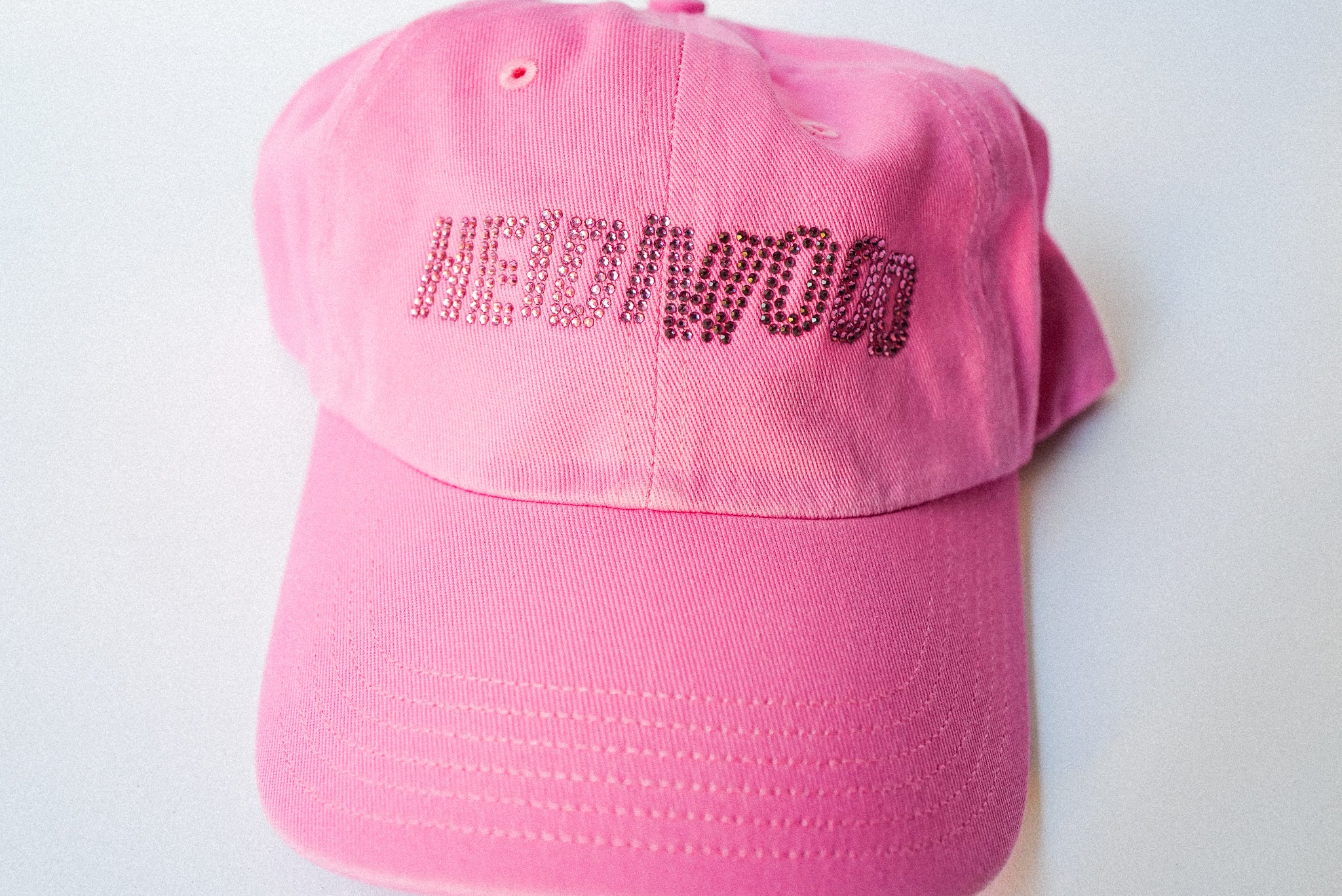 HEIDIWOOD CRYSTAL BLING DAD HAT