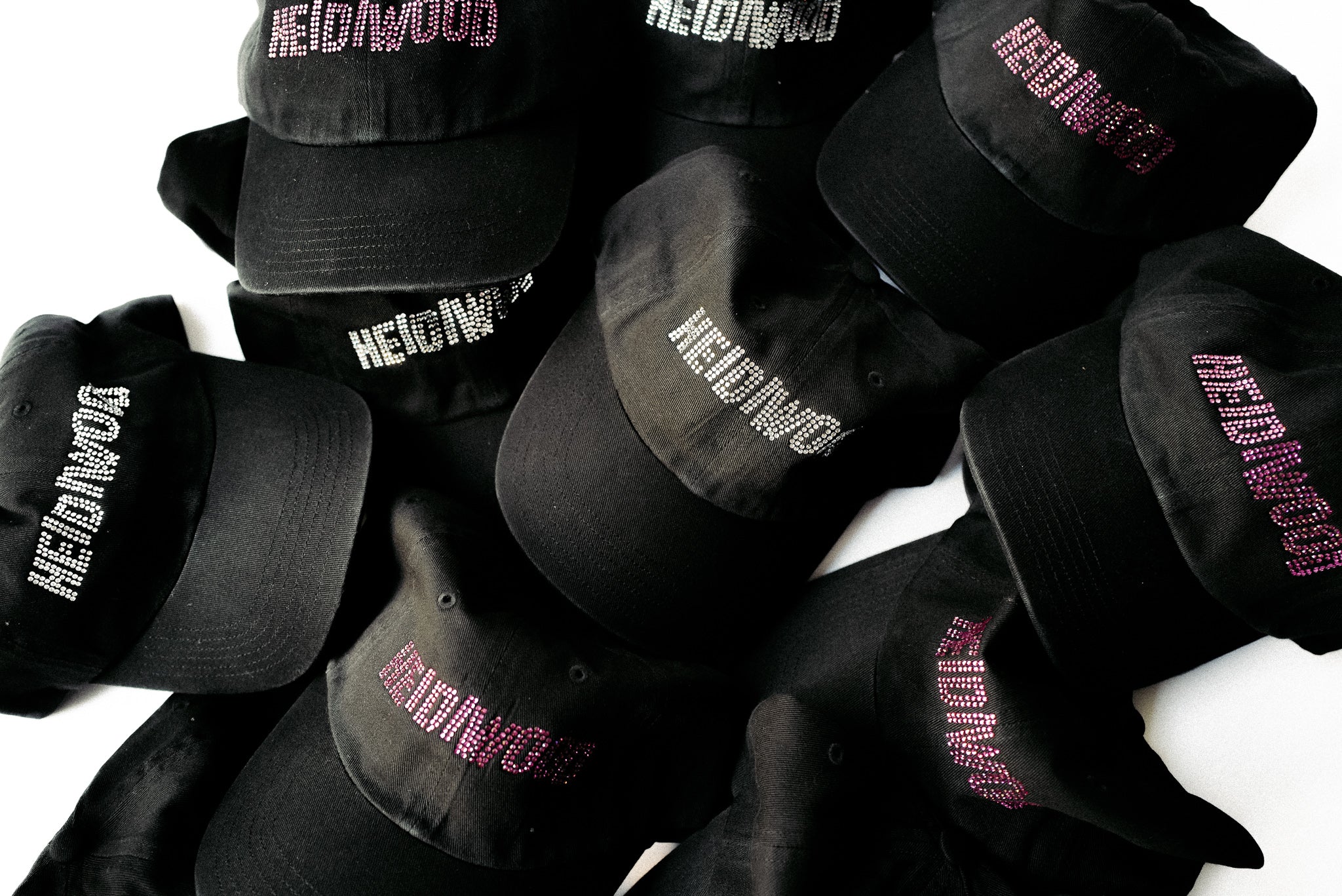 HEIDIWOOD CRYSTAL BLING DAD HAT