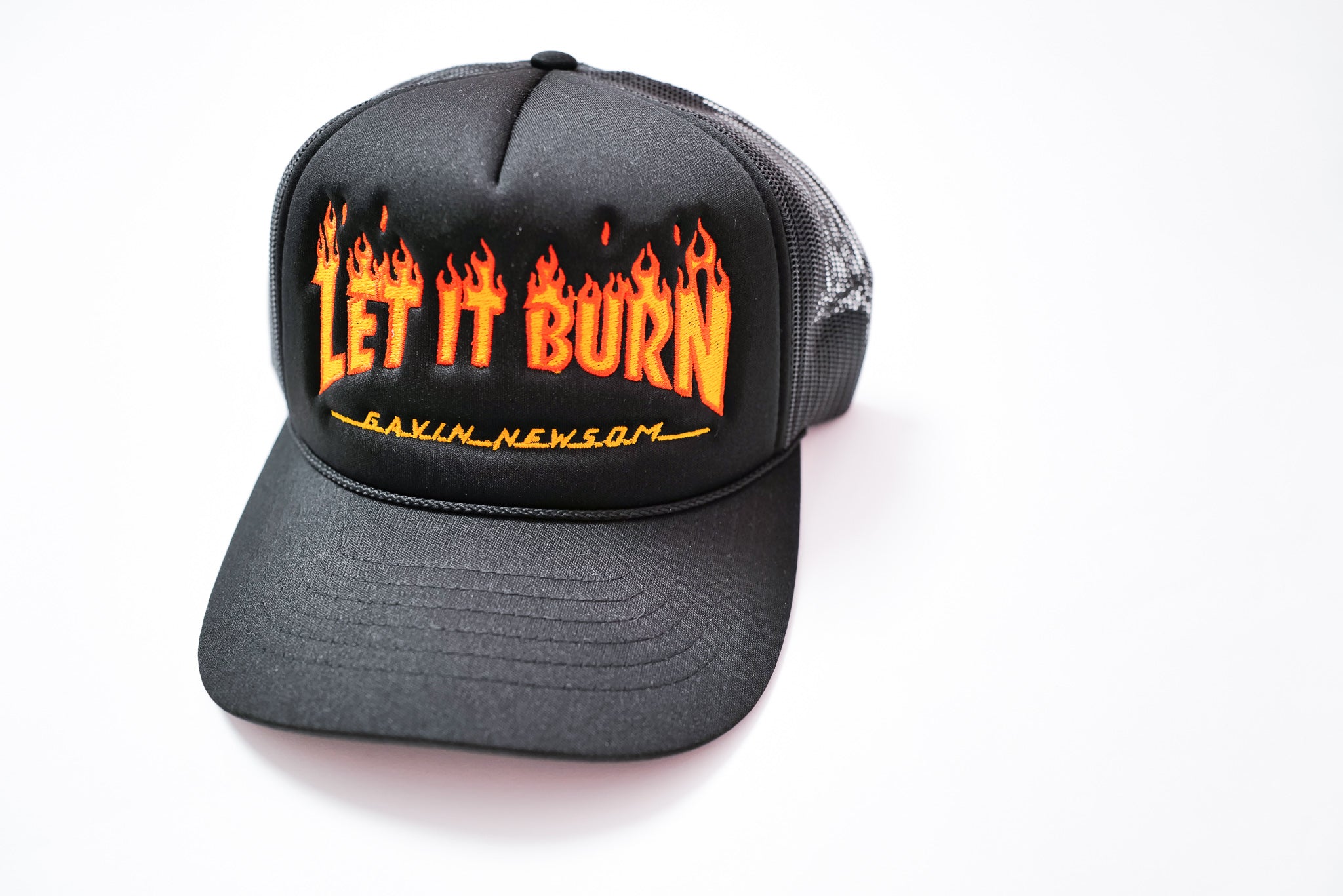 LET IT BURN TRUCKER HAT