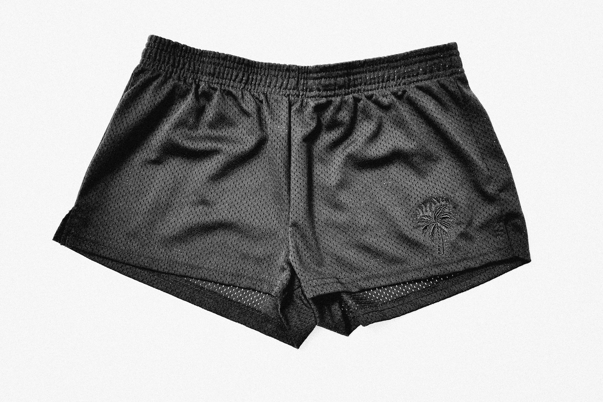 PALM ON FIRE SHORTY MESH TRACK SHORT