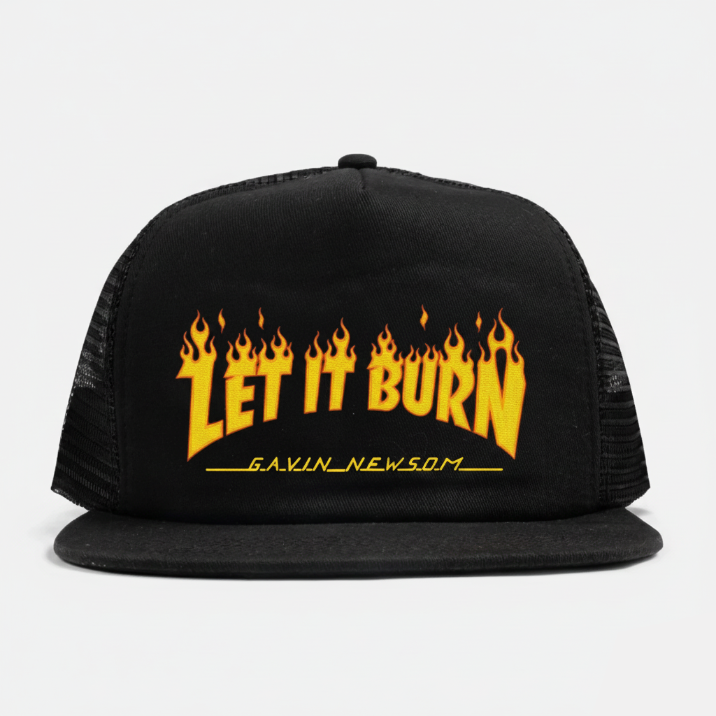 LET IT BURN TRUCKER HAT